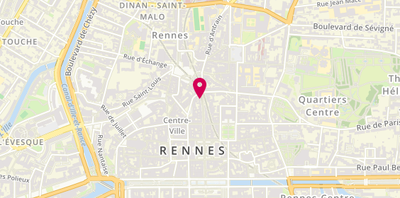 Plan de Le Petit Vapoteur, 13 Bis Rue le Bastard, 35000 Rennes
