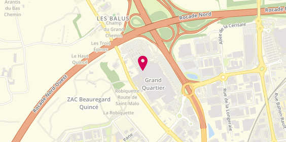 Plan de Planete Vap', Centre Commercial Grand Quartier, 35760 Saint-Grégoire