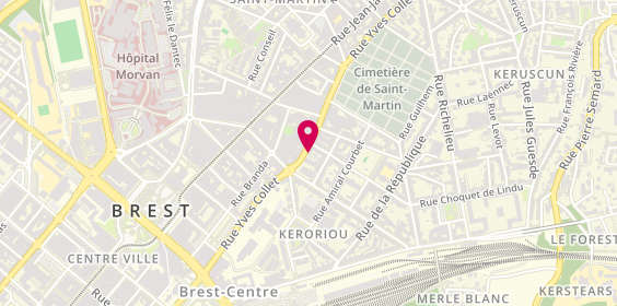 Plan de L'Ecovapoteur, 35 Rue Yves Collet, 29200 Brest