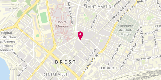 Plan de Quai des Brumes, 31 Rue de la 2ème Db, 29200 Brest