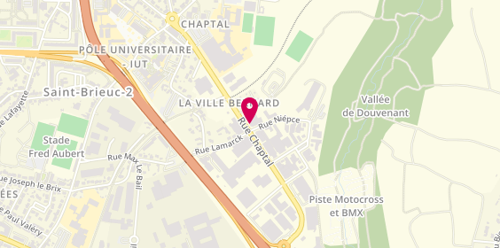 Plan de La Commune Vape / Bar & Shop, 49 Rue Chaptal, 22000 Saint-Brieuc