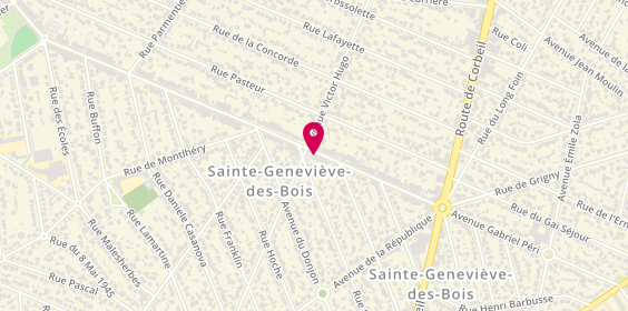 Plan de Pointsmoke Ste Genevieve des Bois, 156 avenue Gabriel Péri, 91700 Sainte-Geneviève-des-Bois