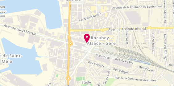Plan de La Vape Malouine, 43 Rue Nicolas Bouvier, 35400 Saint-Malo