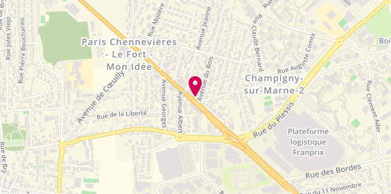 Plan de Aromaclop, 35 Route de la Libération, 94430 Chennevières-sur-Marne