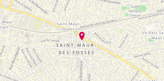 Plan de Vapostore, 3 Avenue République, 94100 Saint-Maur-des-Fossés