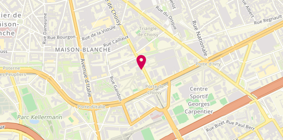 Plan de Vaporium, 19 Avenue Choisy, 75013 Paris