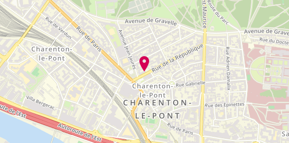 Plan de Smoke Office, 5 Rue de la République, 94220 Charenton-le-Pont
