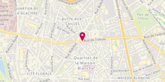 Plan de Vapostore, 189 Rue de Tolbiac, 75013 Paris