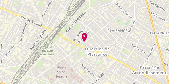 Plan de Vapostore, 116 Rue Raymond Losserand, 75014 Paris