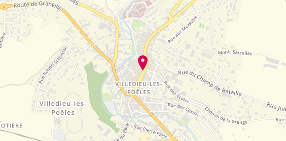 Plan de Mister Vapoteur, 47 place de la République, 50800 Villedieu-les-Poêles-Rouffigny