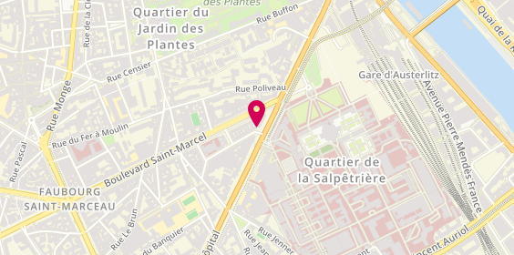Plan de La Cigale, 4 Rue des Wallons, 75013 Paris
