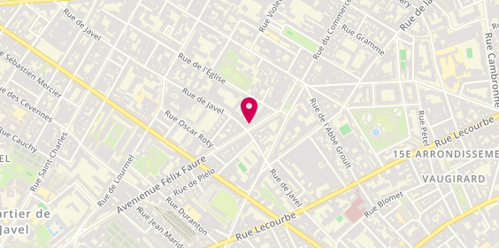 Plan de Oneclop, 18 avenue Félix Faure, 75015 Paris