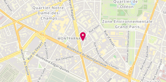 Plan de Les deux cigales, 8 Rue Bréa, 75006 Paris