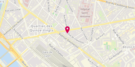 Plan de Point Smoke, 128 Rue de Charenton, 75012 Paris
