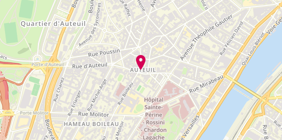 Plan de Monsieur Vapote, 30 Rue d'Auteuil, 75016 Paris