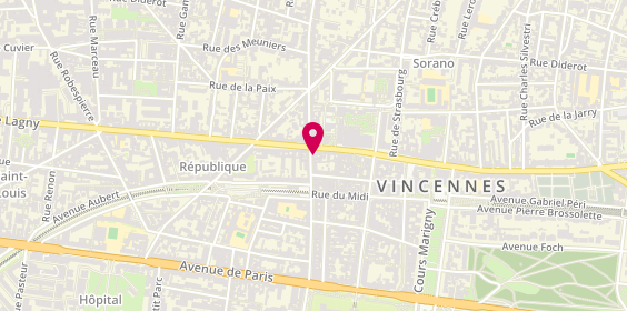 Plan de Clopinette, 64 Rue de Montreuil, 94300 Vincennes