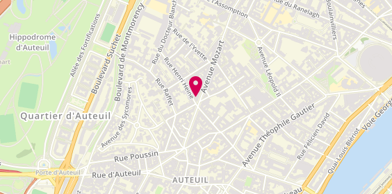 Plan de Digital Smoker, 96 avenue Mozart, 75016 Paris