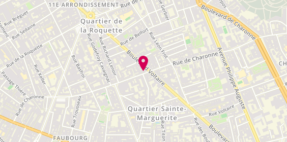 Plan de Le Normandie, 109 Rue de Charonne, 75011 Paris