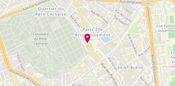 Plan de Un Air de Clope, 181 Rue des Pyrénées, 75020 Paris