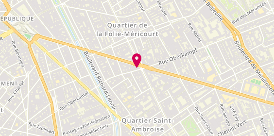Plan de Monsieur Vapote, 77 Rue Oberkampf, 75011 Paris