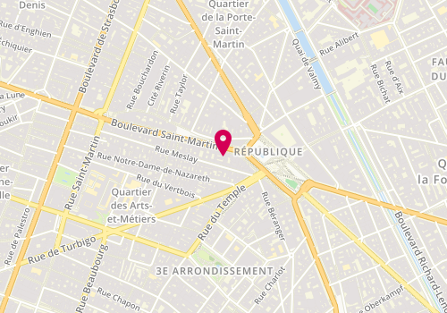 Plan de Vapostore Paris 03 (République) - Cigarette électroniques, Place de la République
5 Boulevard Saint-Martin place de la République, 75003 Paris