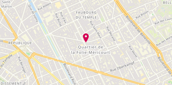 Plan de Lacigne, 124 Avenue Parmentier, 75011 Paris