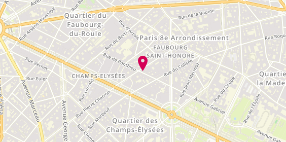 Plan de No Smoking, 42 Rue de Ponthieu, 75008 Paris