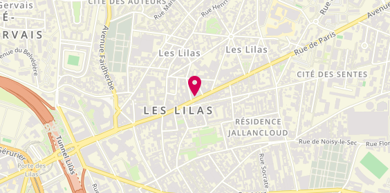 Plan de Kitclope, 143 Rue de Paris, 93260 Les Lilas