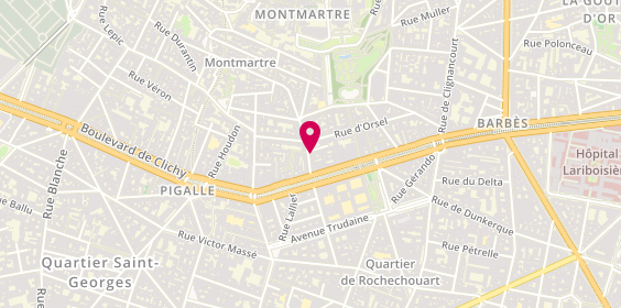 Plan de Jwell, 10 Rue Dancourt, 75018 Paris