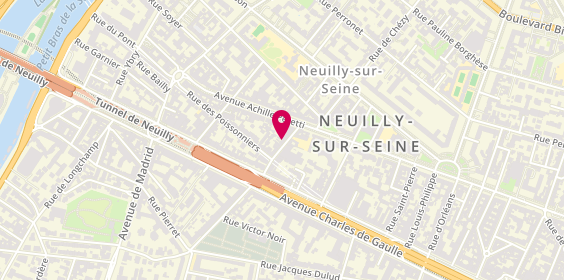 Plan de Vapostore Neuilly - Cigarette Electronique 92200, 11 Rue des Huissiers, 92200 Neuilly-sur-Seine