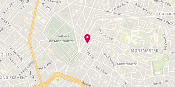 Plan de Digital Smoker, 2 Rue Tourlaque, 75018 Paris