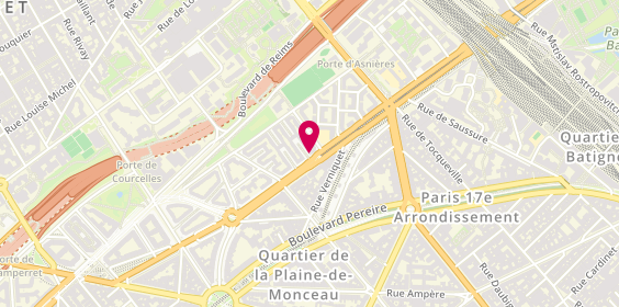 Plan de Le Voltigeur, 118 Boulevard Berthier, 75017 Paris