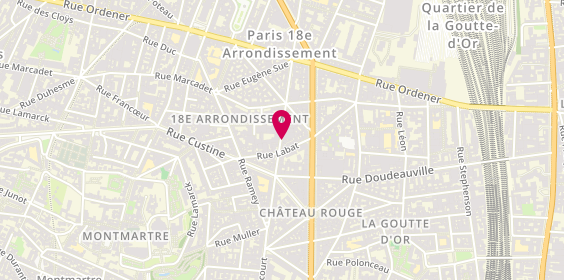 Plan de VINSMOKE - Cigarette électronique, CBD et infusion - PARIS 18, 68 Rue de Clignancourt, 75018 Paris