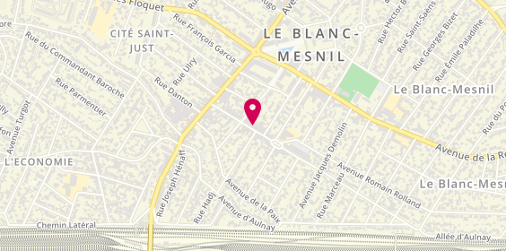 Plan de Le Globe, 27 avenue Pierre et Marie Curie, 93150 Le Blanc-Mesnil