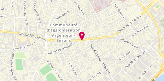 Plan de Le Fontenoy, 59 avenue Jean Jaurès, 95100 Argenteuil