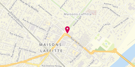 Plan de Le Lutetia, 72 Rue de Paris, 78600 Maisons-Laffitte