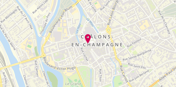 Plan de Le Petit Qg Vape, 3 Rue des Lombards, 51000 Châlons-en-Champagne