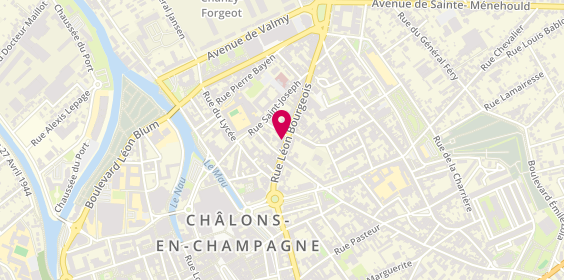 Plan de Extravape - Cigarette électronique, 29 Rue Léon Bourgeois, 51000 Châlons-en-Champagne