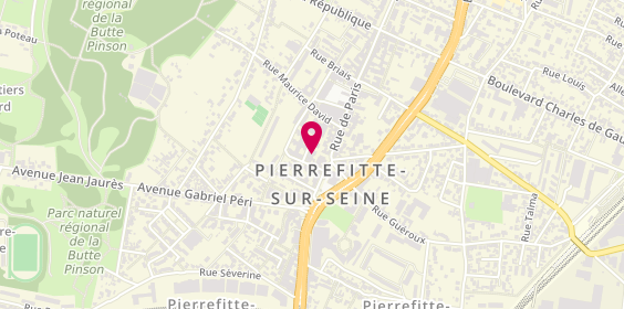 Plan de La Charbonne, 19 Rue de Paris, 93380 Pierrefitte-sur-Seine