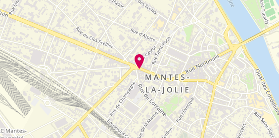 Plan de E.C Electronic Smoke, 27 Avenue de la Republique, 78200 Mantes-la-Jolie