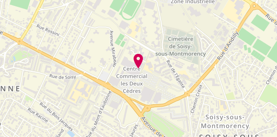 Plan de Allvap, Centre Commercial Auchan
28 avenue de Paris, 95230 Soisy-sous-Montmorency