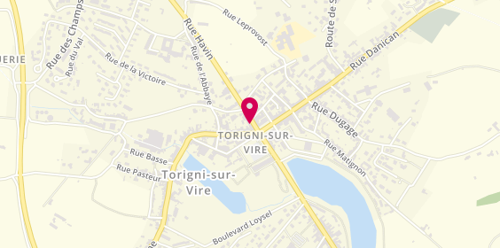 Plan de Vapotard Store, 3 Rue Havin, 50160 Torigny-les-Villes