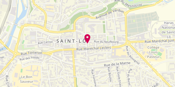 Plan de Le Petit Vapoteur Store, 9 Rue du Dr Leturc, 50000 Saint-Lô