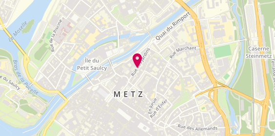 Plan de CBD Metz - Buddha Farm´s, 17 Rue des Jardins, 57000 Metz