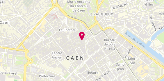 Plan de Clopinette, 14 Rue Hamon, 14000 Caen