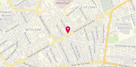 Plan de Extravape, 151 avenue Jean Jaurès, 51100 Reims