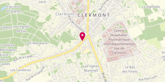 Plan de E-Smoke, 7 Rue Pierre Vienot, 60600 Clermont
