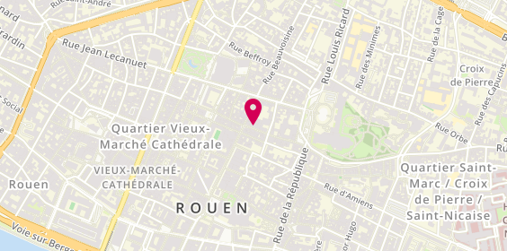 Plan de Le Petit Vapoteur Rouen, 36 Rue de l'Hôpital, 76000 Rouen