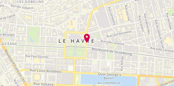 Plan de Les Petits Secrets de Maminou, 62 Hôtel de Ville, 76600 Le Havre