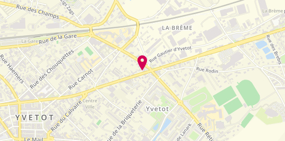 Plan de Vap'Addict Yvetot, 33 avenue Georges Clemenceau, 76190 Yvetot